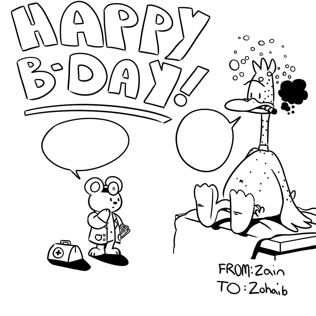 Zohaib's Birthday Card 2022